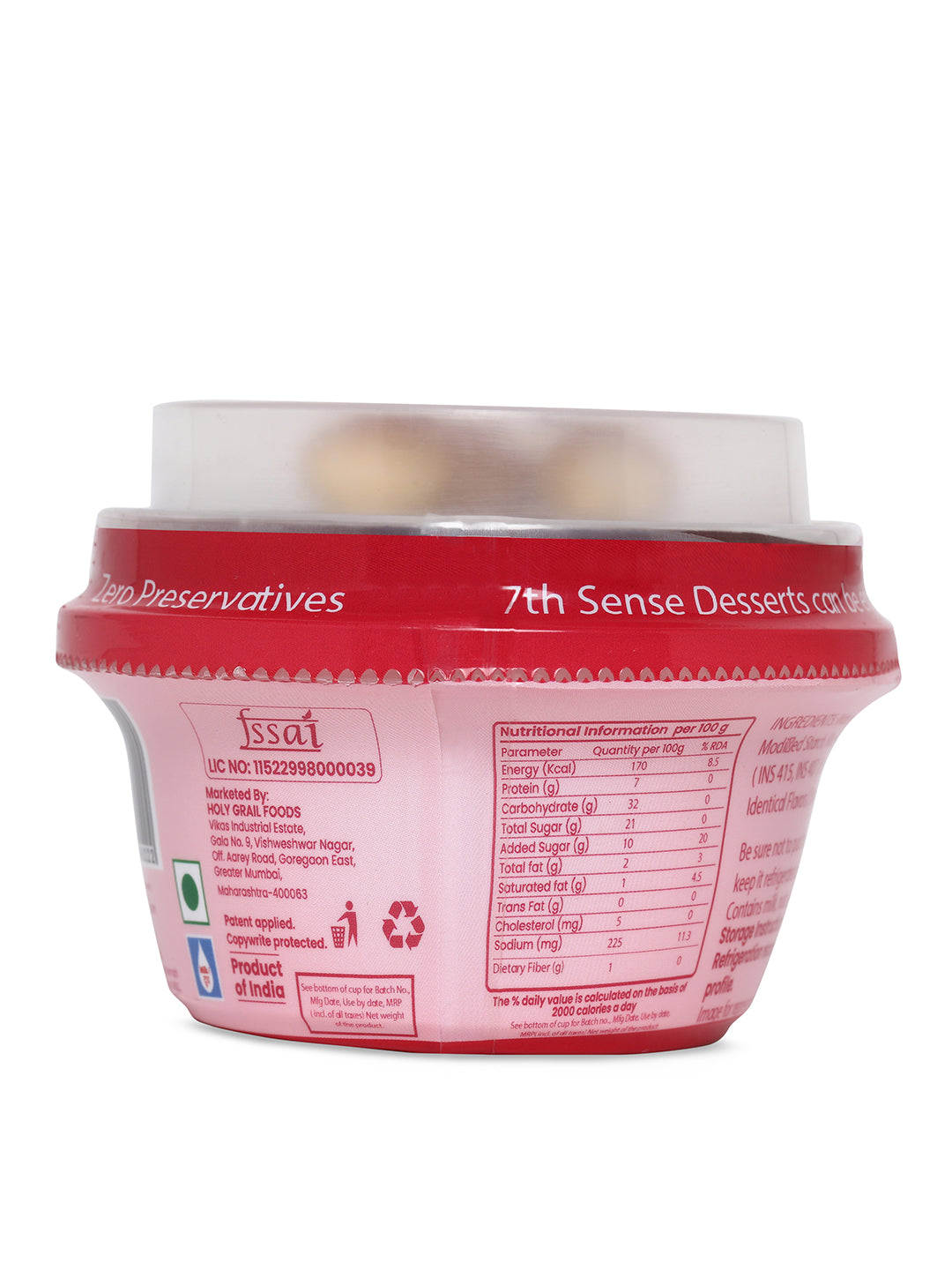 Strawberry and cream pudding